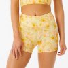 Women * | Half Off Mirage Printed Booty Short Straw