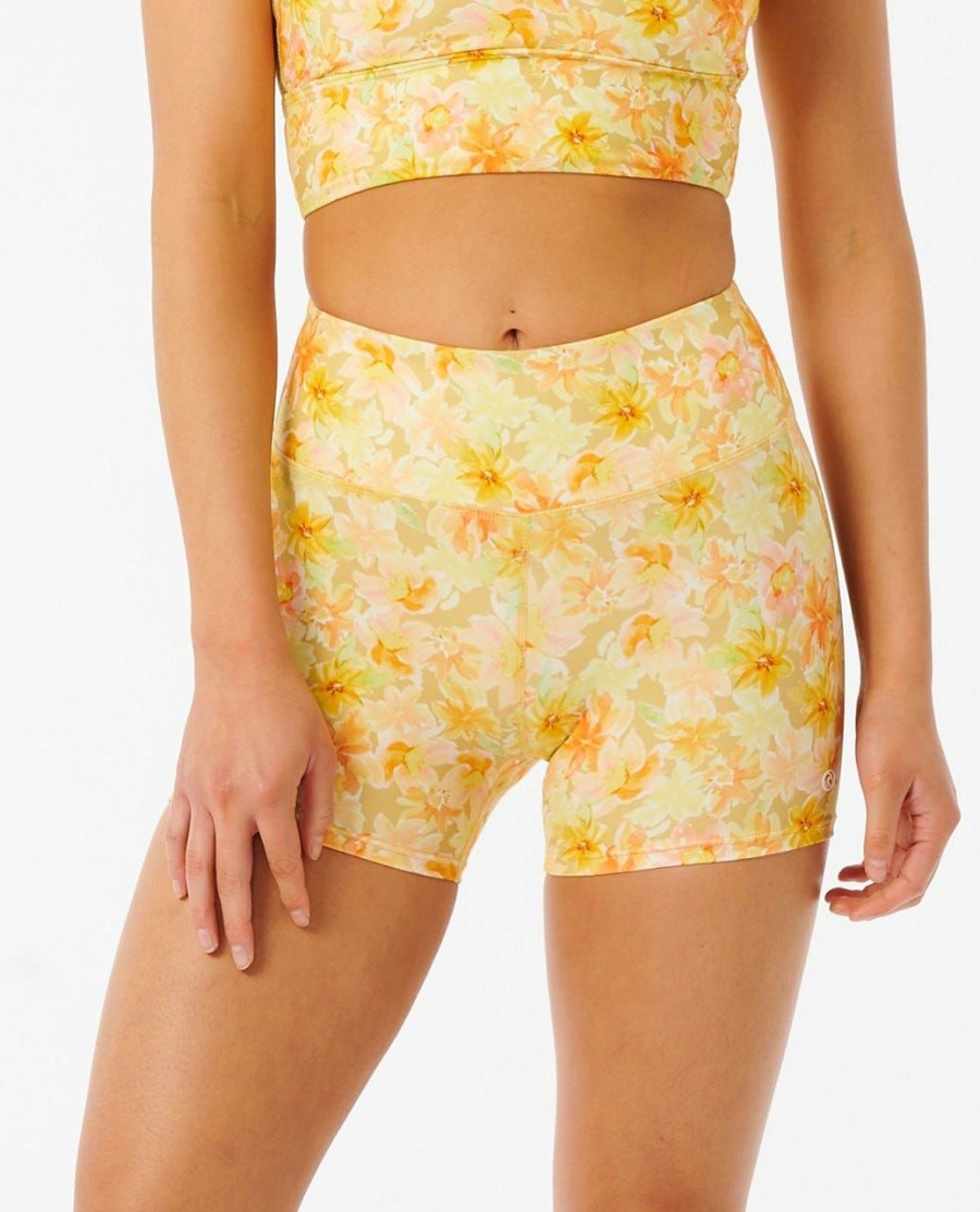 Women * | Half Off Mirage Printed Booty Short Straw