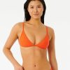 Swimwear * | Half Off Premium Surf Banded Fixed Tri Bikini Top