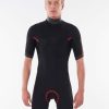 Men * | Discount Online Dawn Patrol 2/2 Chest Zip Wetsuit Spring Black