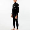 Kids * | Half Off Junior Flashbomb 4/3 Chest Zip Wetsuit Black