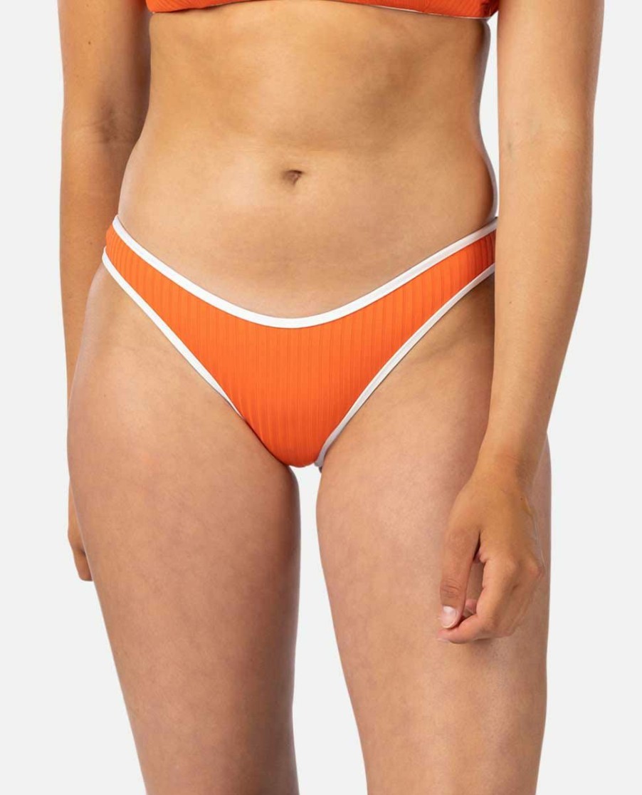 Swimwear * | Limit Offer Premium Surf High Leg Skimpy Coverage Bikini Bottom