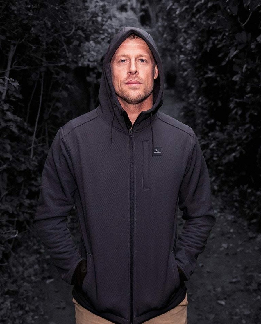 Men * | Limit Offer Anti-Series Soft Tech Fleece Black