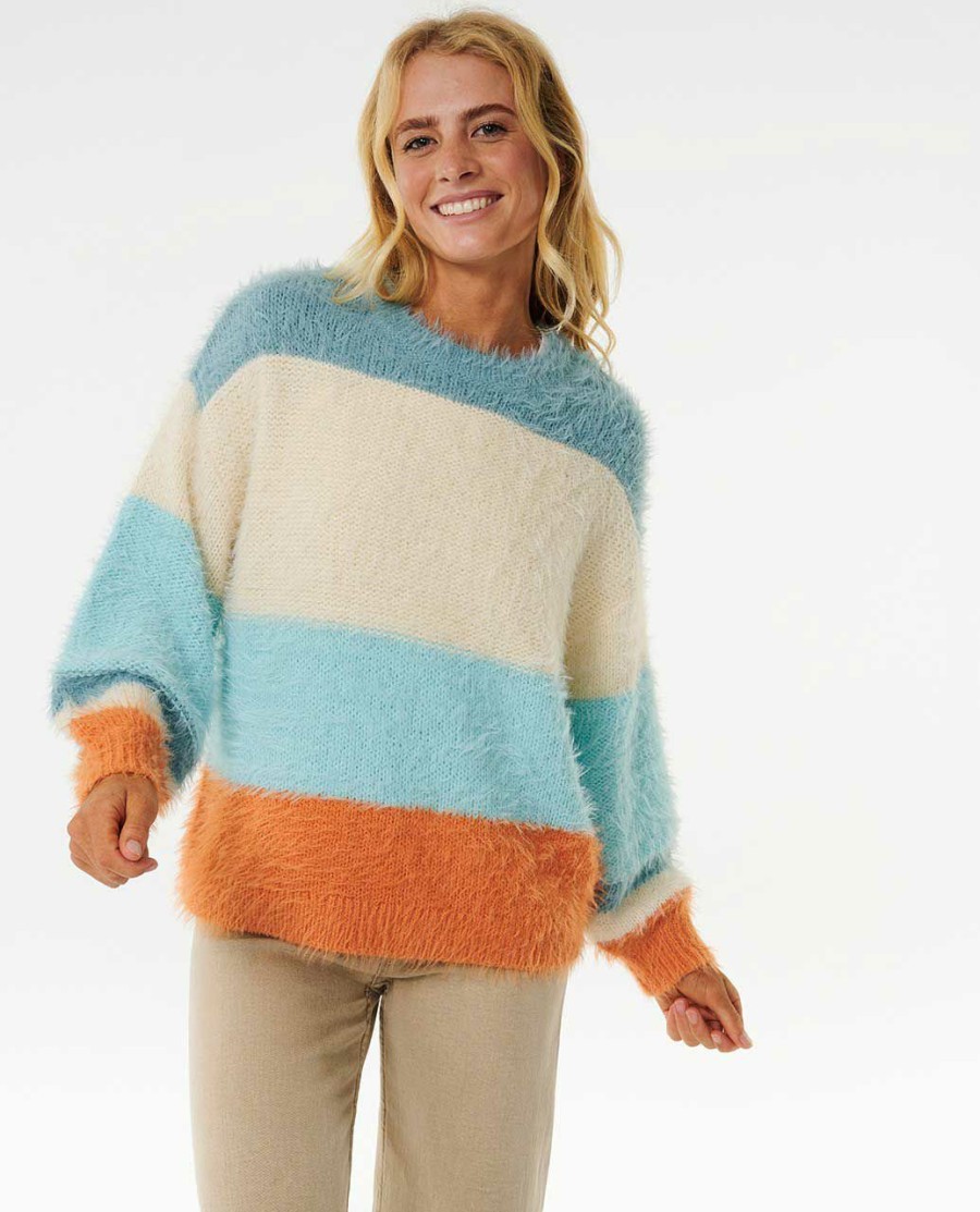 Women * | Discount Online Sunrise Sessions Sweater Light Blue