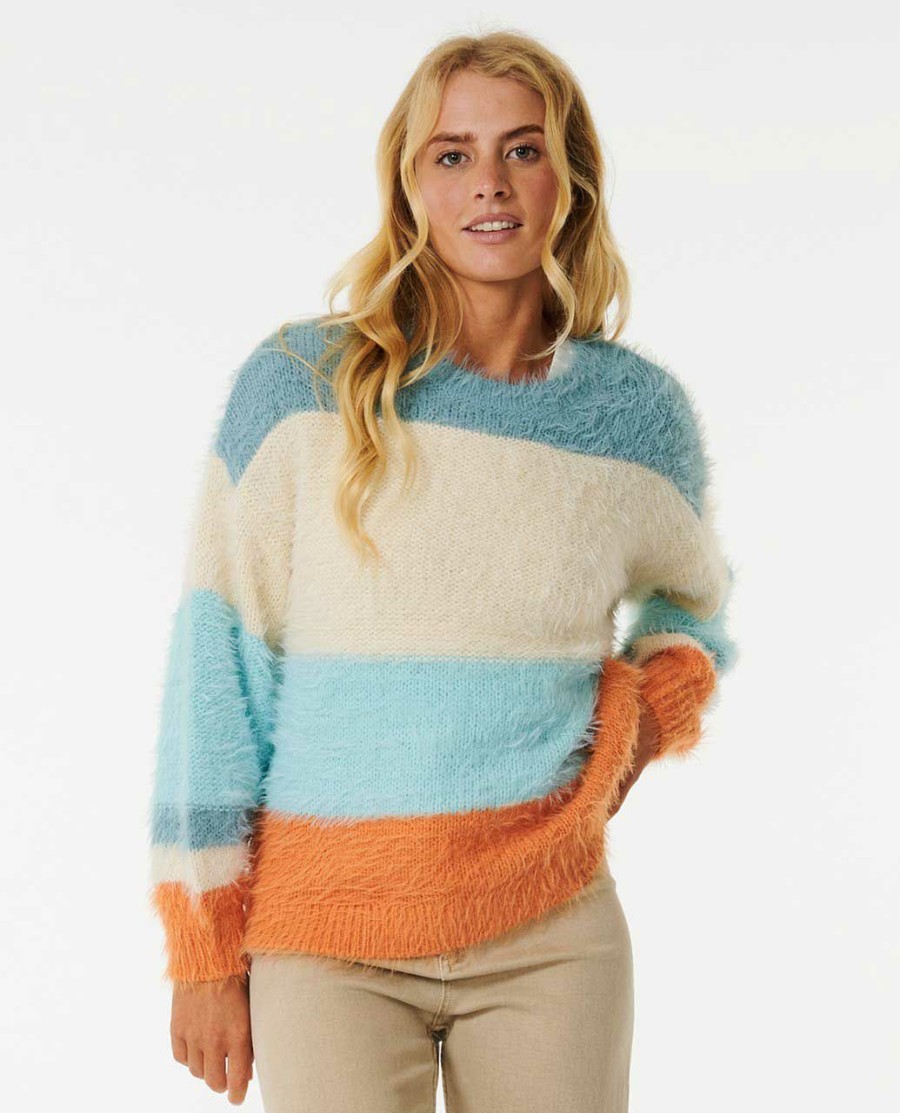 Women * | Discount Online Sunrise Sessions Sweater Light Blue