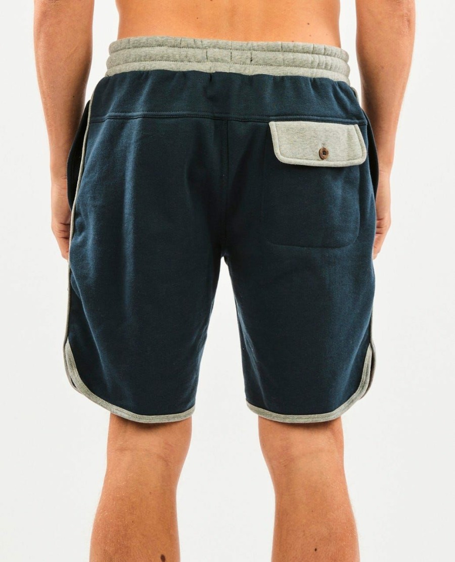 Men * | Sales Online Surf Revival Fleece Short Navy