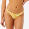 Swimwear * | Special Offers Summer Rain Cheeky Coverage Bikini Bottom Straw