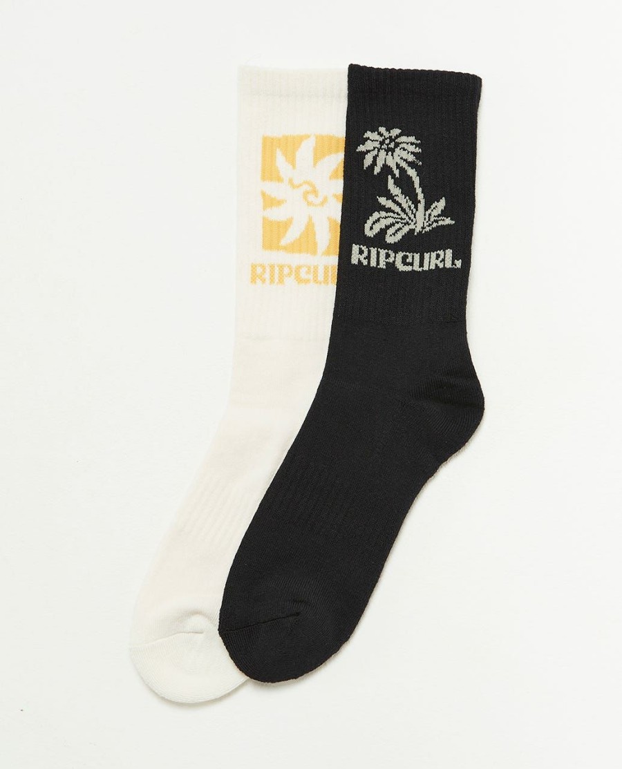 Accessories * | Prefential Price Swc Art Sock Black/White