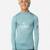 Men * | Limit Offer Hawaii Long Sleeve Performance Fit Pf Rash Guard