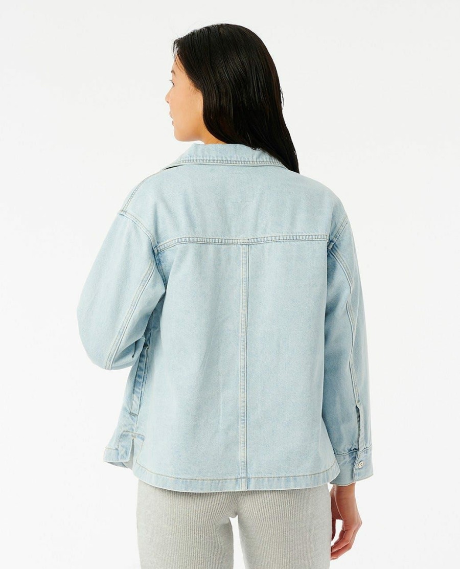 Women * | Limit Offer Venice Jacket Light Blue