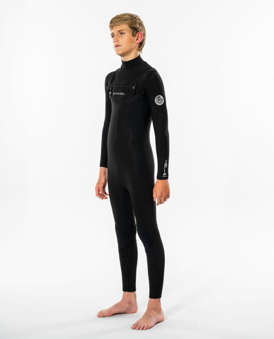 Kids * | On Sale Junior Dawn Patrol 4/3 Chest Zip Wetsuit