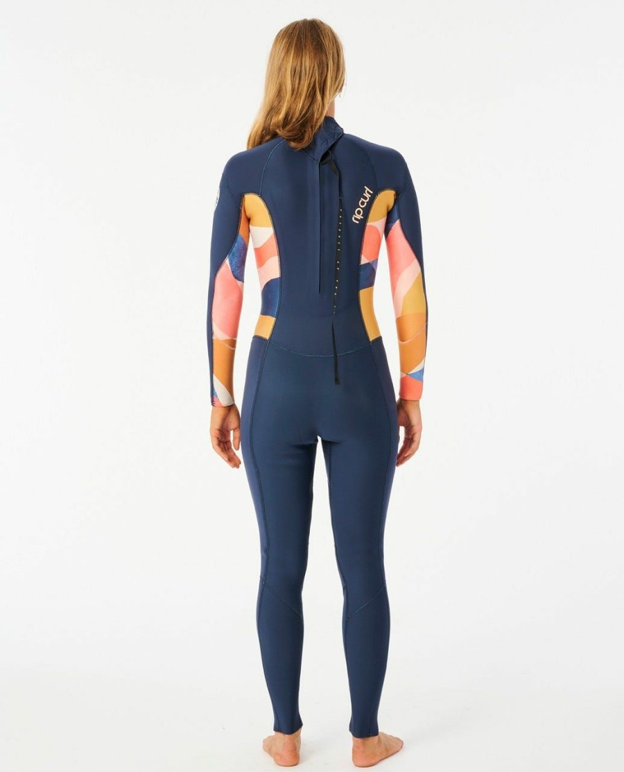 Women * | Limit Offer Women'S Dawn Patrol 3/2 Back Zip Wetsuit