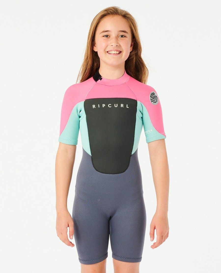 Kids * | Prefential Price Juniors Omega Back Zip Springsuit Wetsuit