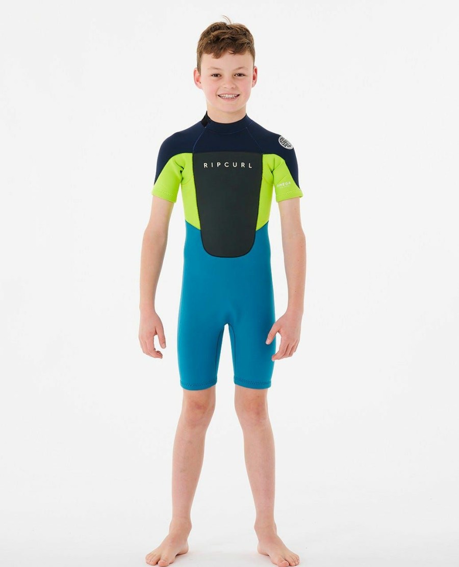 Kids * | Prefential Price Juniors Omega Back Zip Springsuit Wetsuit