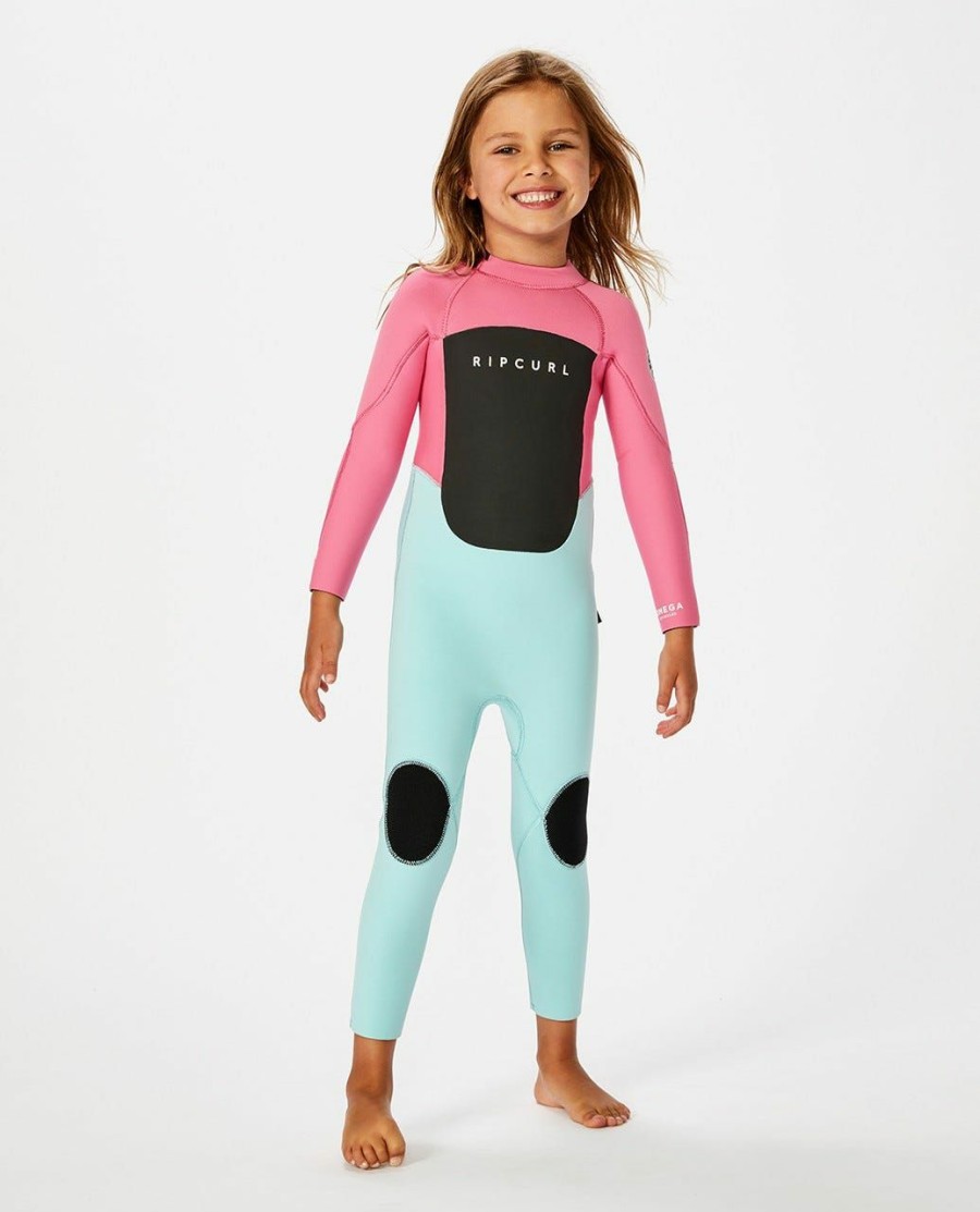 Kids * | On Sale Groms Omega 3/2Mm Back Zip Wetsuit