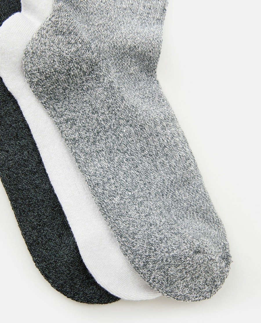 Accessories * | Half Off Mens Wetty Crew Socks 3 Pack Assorted