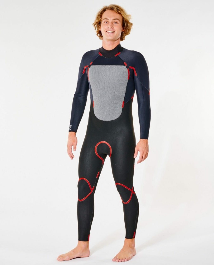 Men * | Special Offers Omega 3/2 Back Zip Wetsuit