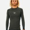 Men * | Half Off Wave Long Sleeve Upf Rash Guard