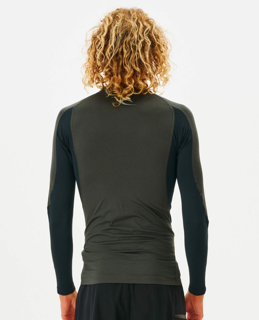 Men * | Half Off Wave Long Sleeve Upf Rash Guard