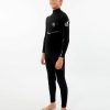 Kids * | Half Off Junior Flashbomb 3/2 Chest Zip Wetsuit Black