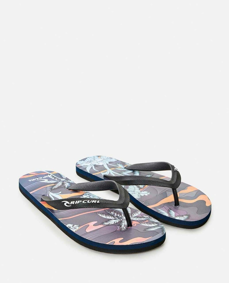 Accessories * | Half Off Barrel Killer Open Toe Sandals Navy