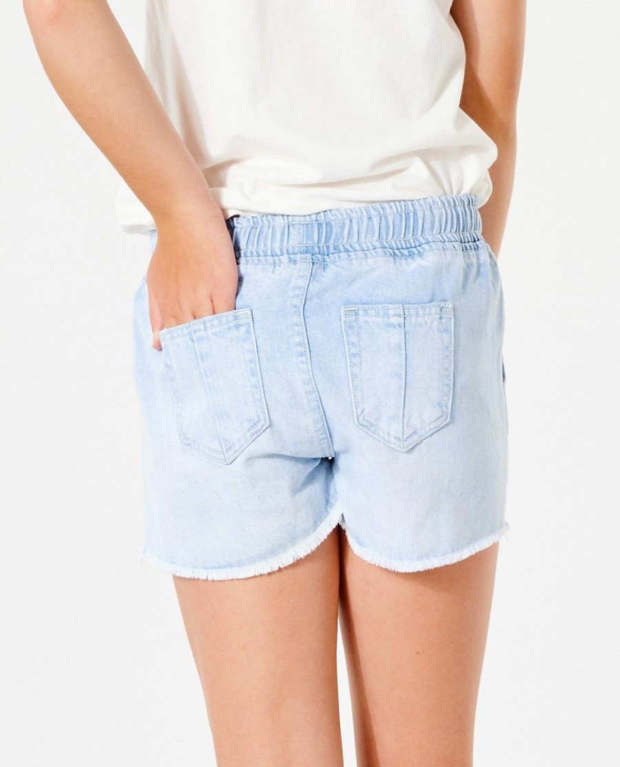 Kids * | Sales Online Tara Short Girls (8 14 Years) Blue Ice