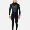 Women * | Sales Online Women'S E7 Flashbomb Heatseeker 3/2 Zip Free Wetsuit Black