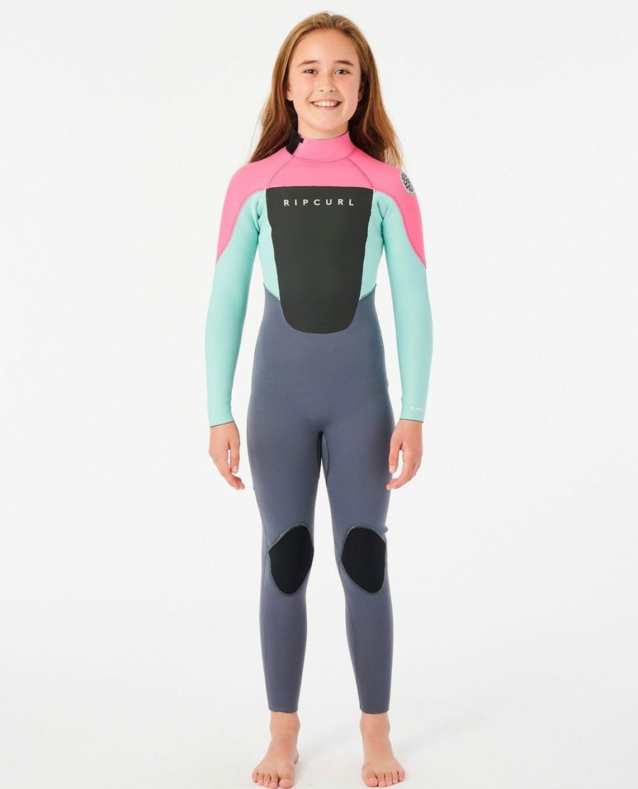 Kids * | Limit Offer Junior Omega 3/2Mm Back Zip Wetsuit