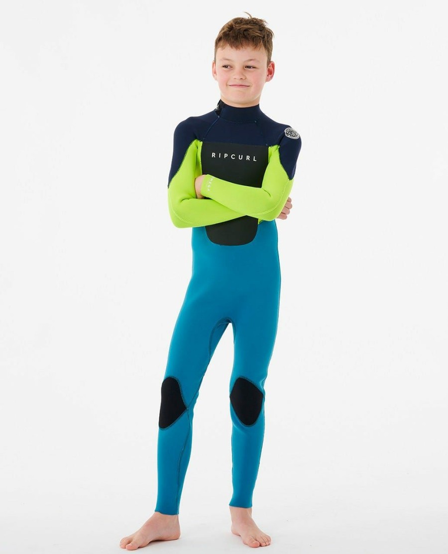 Kids * | Limit Offer Junior Omega 3/2Mm Back Zip Wetsuit