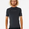 Men * | Special Offers Dawn Patrol Performance Short Sleeve Upf Rash Guard