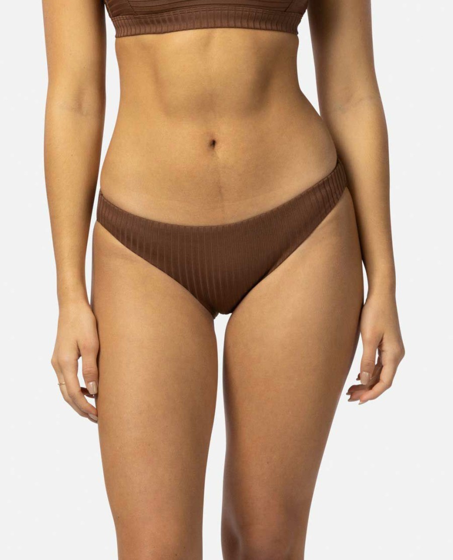 Swimwear * | Clearance Premium Surf Cheeky Coverage Bikini Bottoms