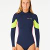 Women * | Clearance G-Bomb Sealed Back Zip Long Sleeve Springsuit Wetsuit