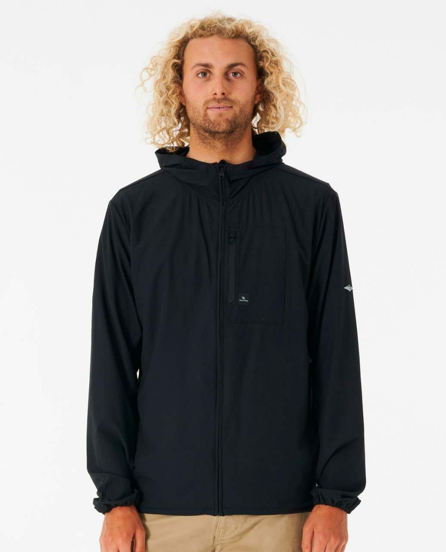 Men * | Limit Offer Vaporcool Pivot Spray Jacket Black