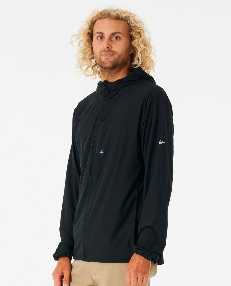 Men * | Limit Offer Vaporcool Pivot Spray Jacket Black