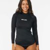 Women * | Discount Online Classic Surf Long Sleeve Uv Rash Vest