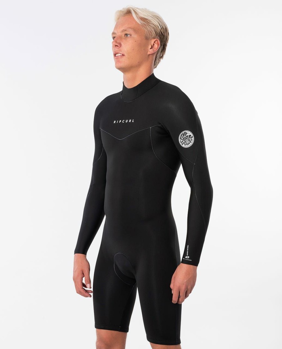 Men * | Sales Online Dawn Patrol Long Sleeve Back Zip Springsuit Wetsuit