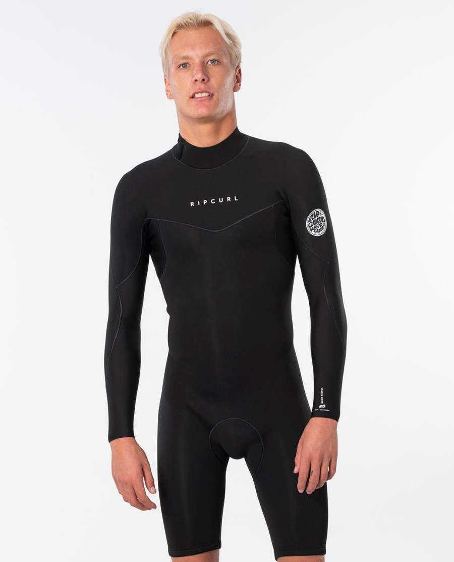 Men * | Sales Online Dawn Patrol Long Sleeve Back Zip Springsuit Wetsuit