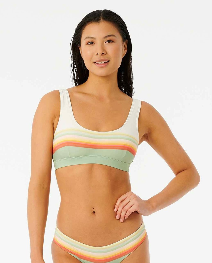 Swimwear * | Sales Online Surf Revival Crop Bikini Top