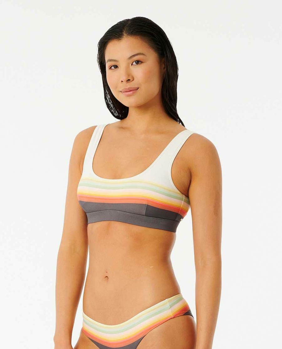 Swimwear * | Sales Online Surf Revival Crop Bikini Top