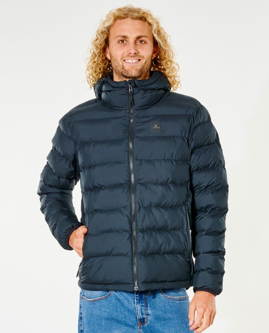 Men * | Sales Online Elite Anti-Series Eco Hooded Puffer Jacket