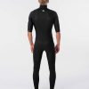 Men * | Special Offers Dawn Patrol Chest Zip Short Sleeve 2Mm Fullsuit Wetsuit