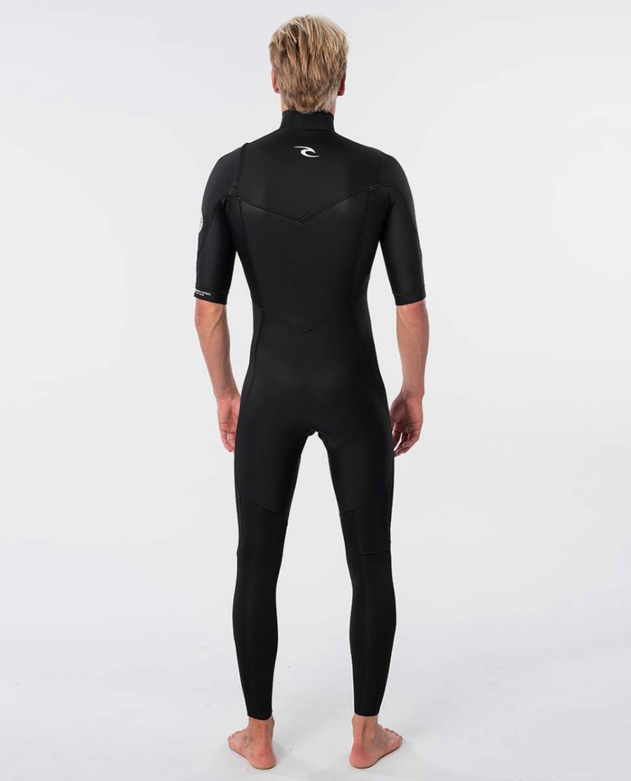 Men * | Special Offers Dawn Patrol Chest Zip Short Sleeve 2Mm Fullsuit Wetsuit