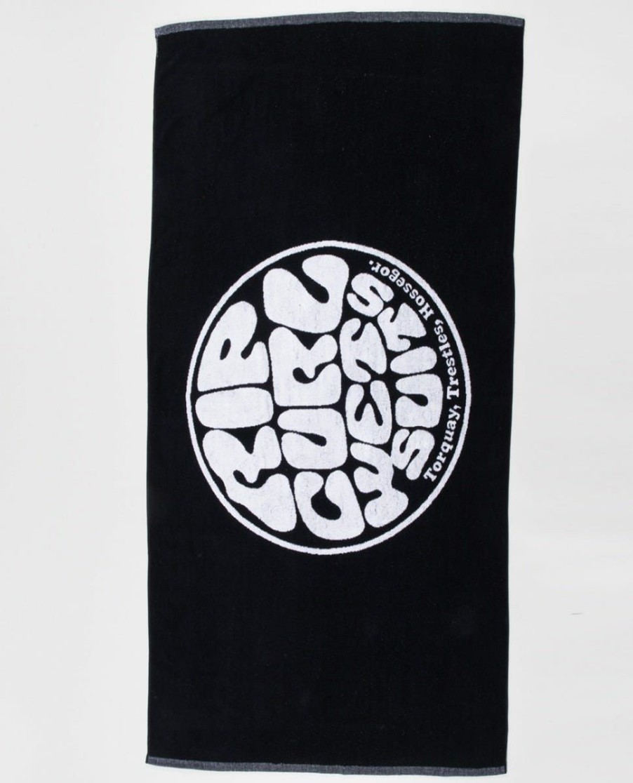 Accessories * | Special Offers Wetty Icon Towel Black