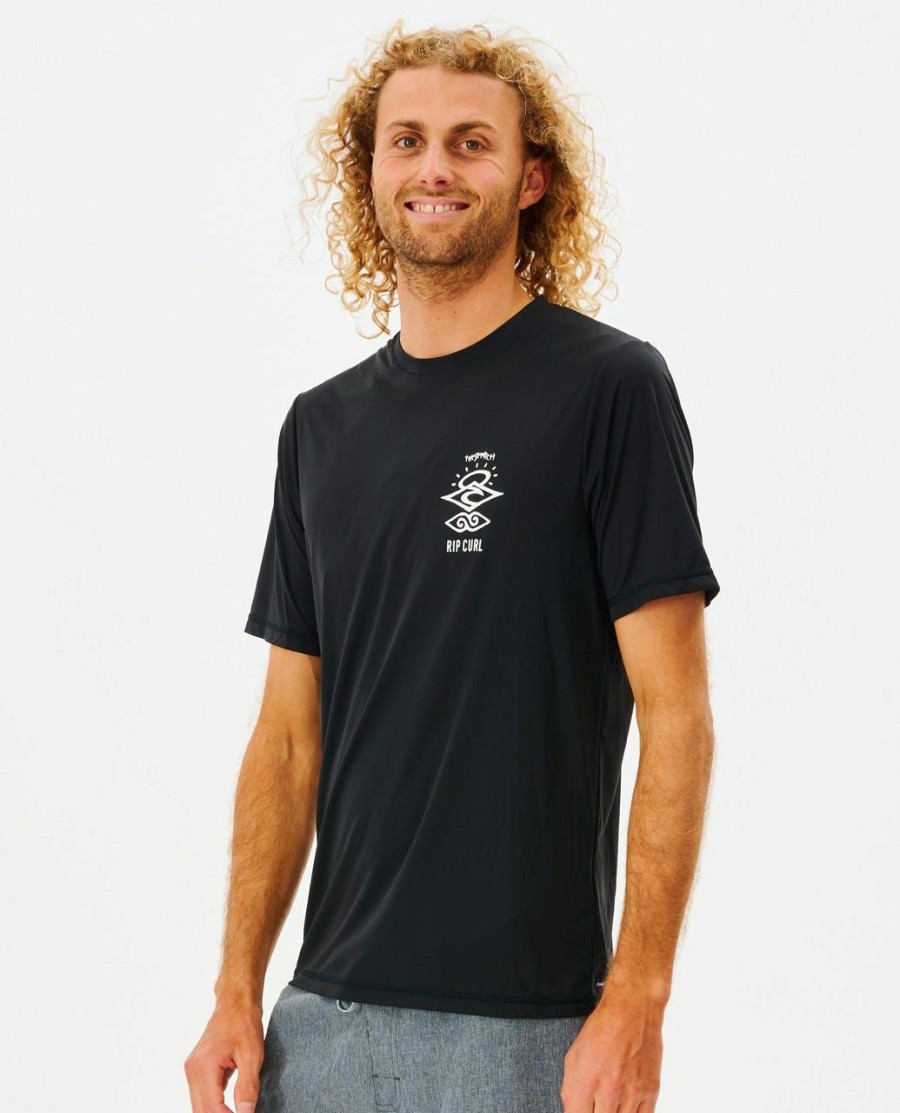 Men * | Half Off Icons Surflite Short Sleeve Upf Rash Guard