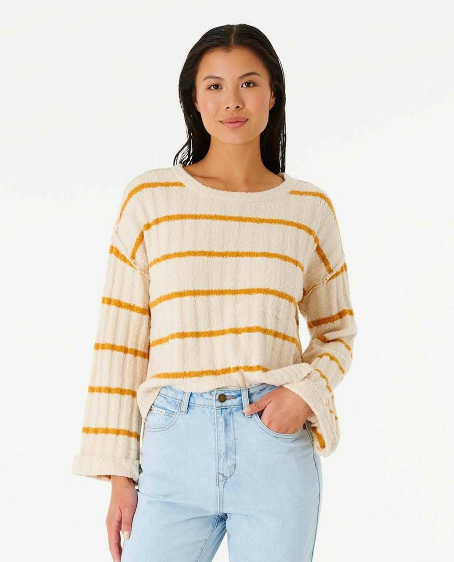 Women * | On Sale Always Summer Sweater Natural