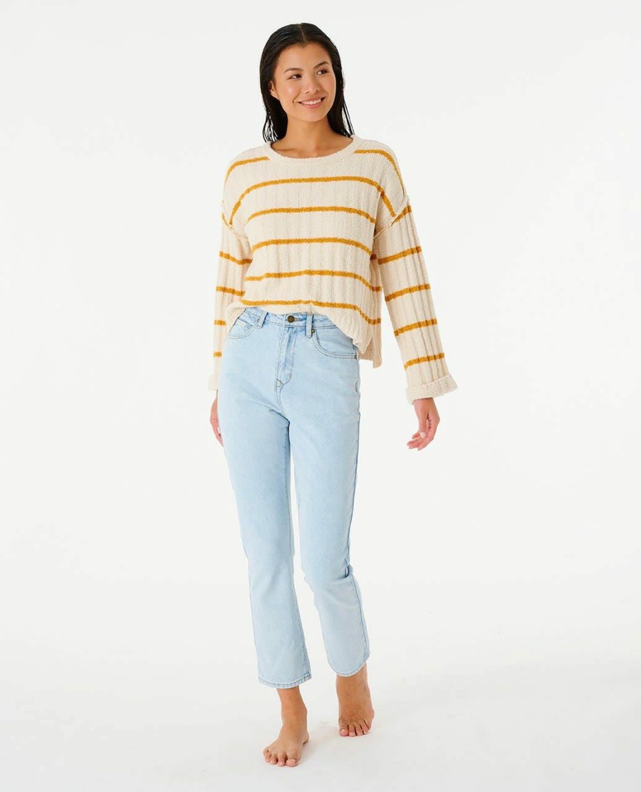 Women * | On Sale Always Summer Sweater Natural