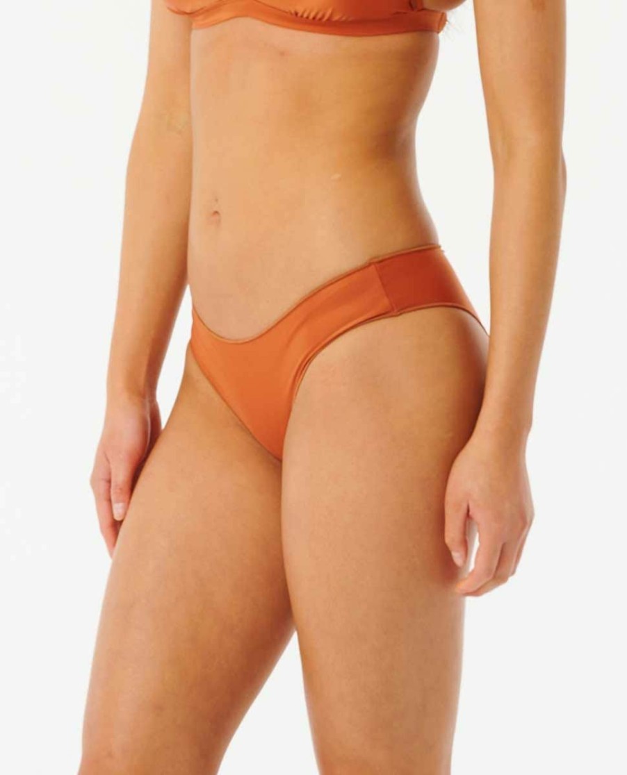 Swimwear * | Limit Offer Classic Surf Cheeky Coverage Bikini Bottom