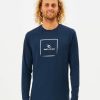 Men * | On Sale Corp Icon Long Sleeve Upf Rash Guard